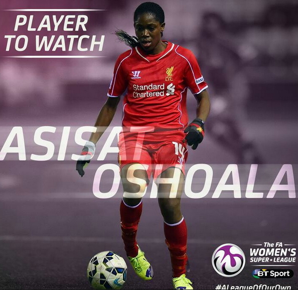 asisat oshoala scores liverpool