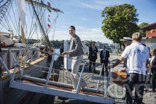 Swedish Crown Princess Victoria attended the seminar Sustainable Seas Initiative in Stockholm