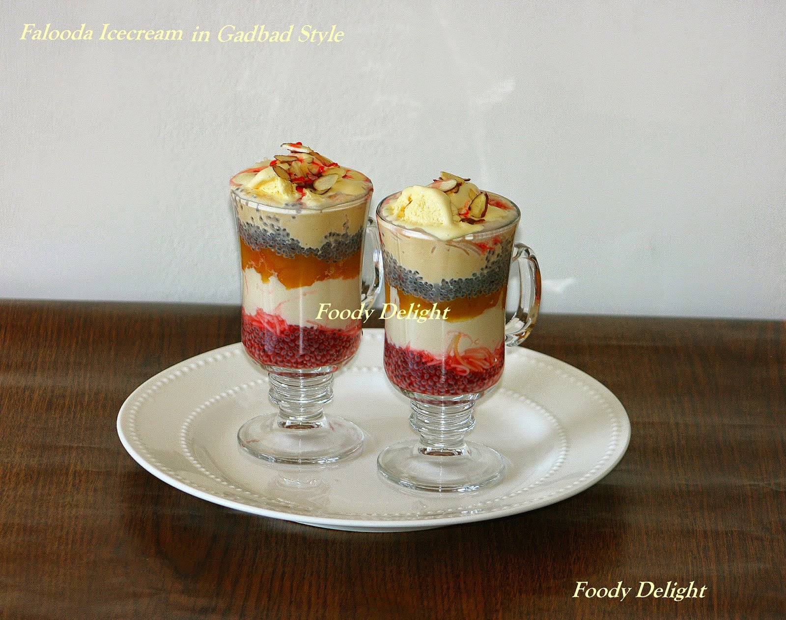 : Delight falooda make to Gadbad Foody  Icecream butterscotch Falooda how