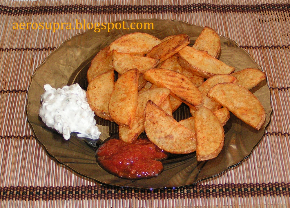 картошка по деревенски в аэрогриле рецепт