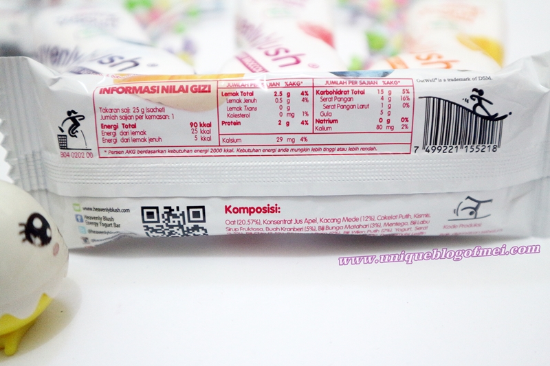 Heavenly Blush TummYogurt Bar & Drink, Snack Sehat untuk Menahan Lapar