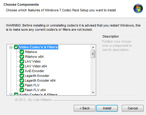 Windows 7 And Windows 8 Codecs Pack Free Download