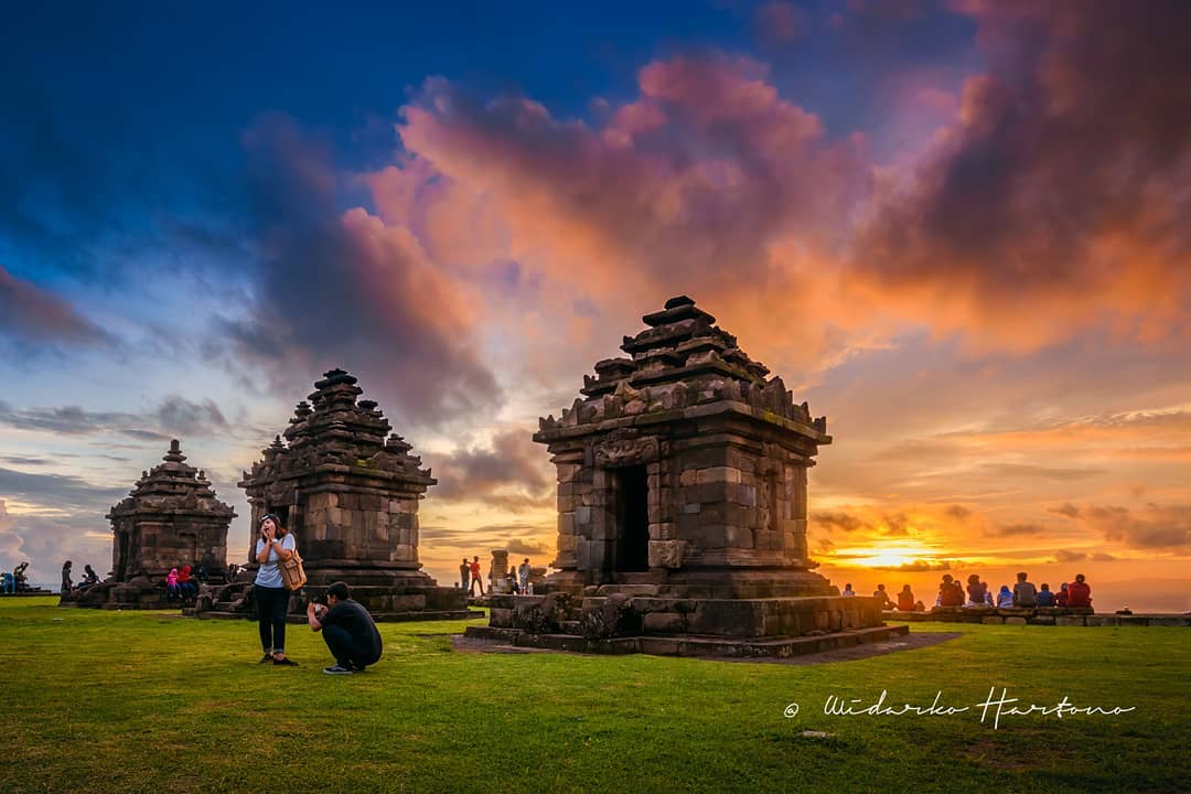 Suasana Senja Candi Ijo