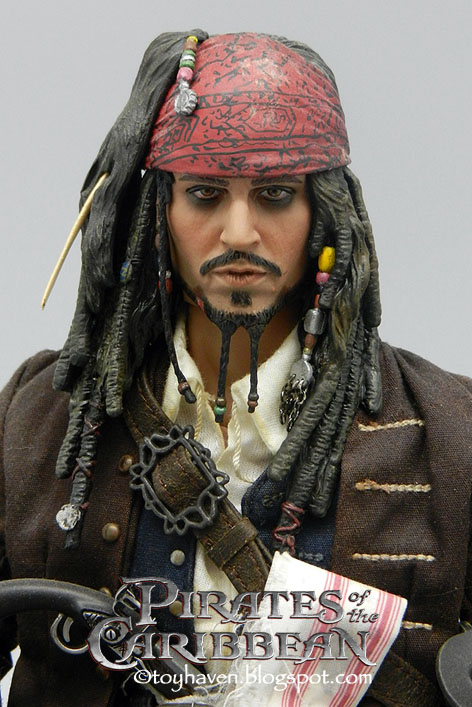 toyhaven: Comparing Hot Toys DX06 Captain Jack Sparrow head sculpt with ...
