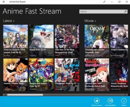 Aplikasi nonton anime di laptop