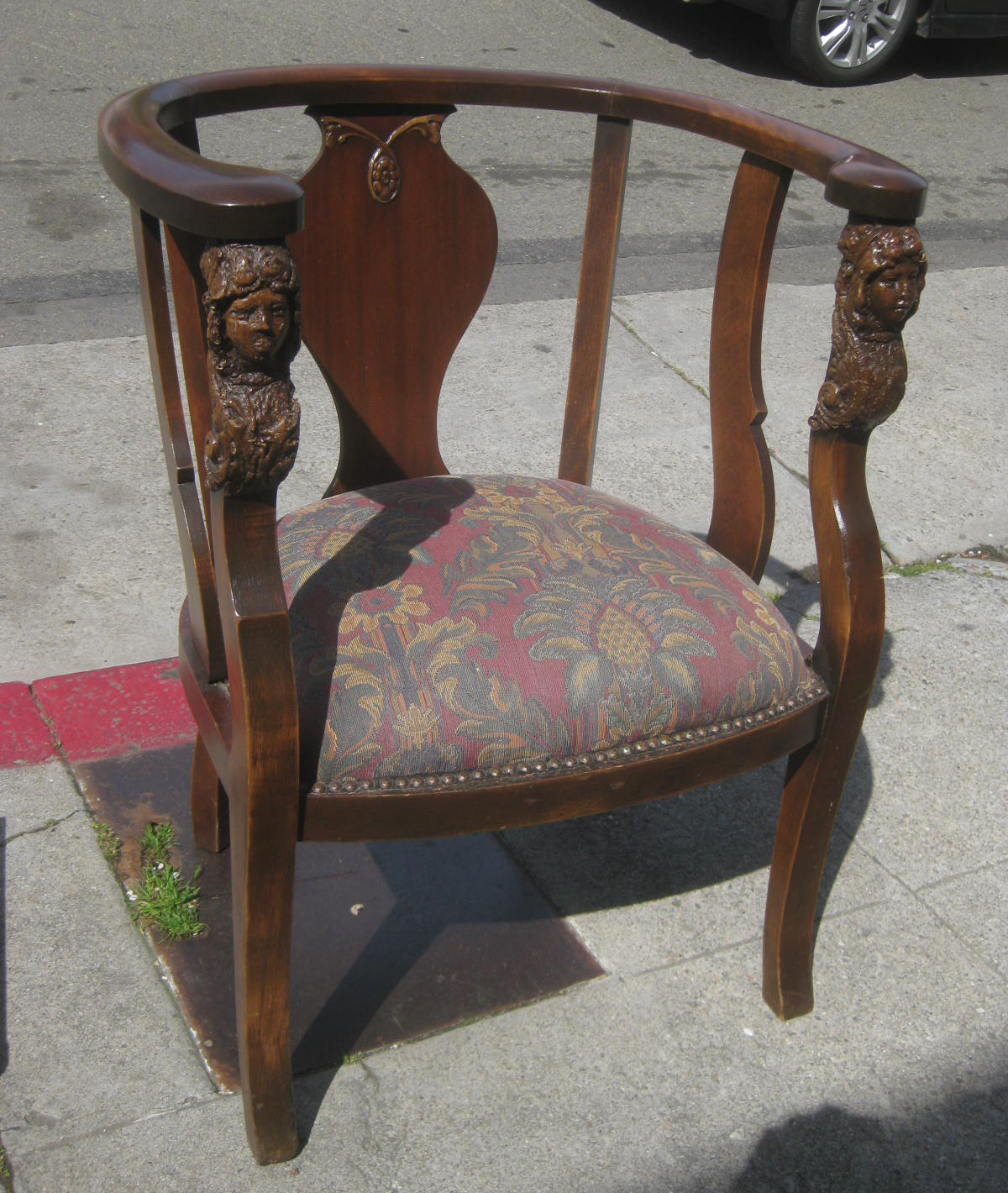 UHURU FURNITURE & COLLECTIBLES: SOLD - Bucket Chair - $50