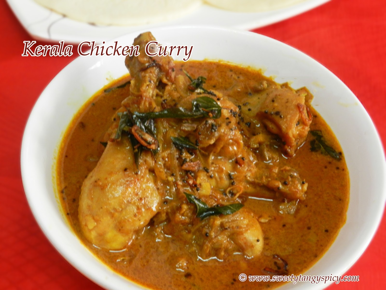 Kerala chicken curry with step by step photos and video