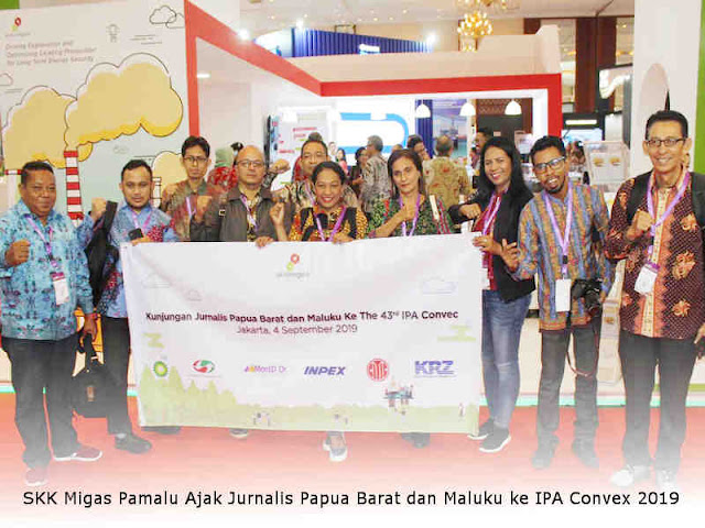 SKK Migas Pamalu Ajak Jurnalis Papua Barat dan Maluku ke IPA Convex 2019 SKK Migas Pamalu Ajak Jurnalis Papua Barat dan Maluku ke IPA Convex 2019