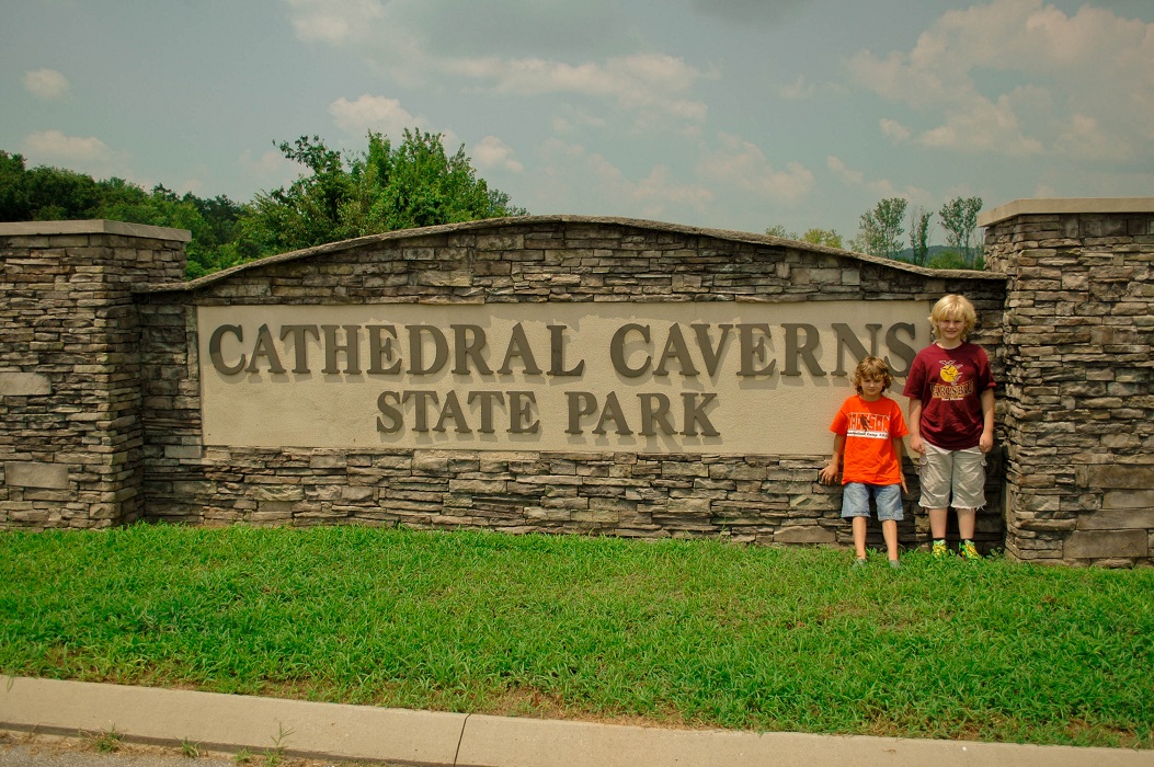 One State, Two Boys Cathedral Caverns State Park Woodville, Alabama