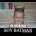 Desmotivaciones: Soy Batman, foto divertida de niño 