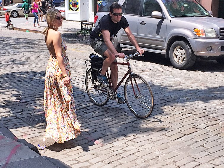 Yumi Kim floral maxi dress in NYC