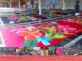 Sarong from Bali. Bali Sarong Pareo Factory