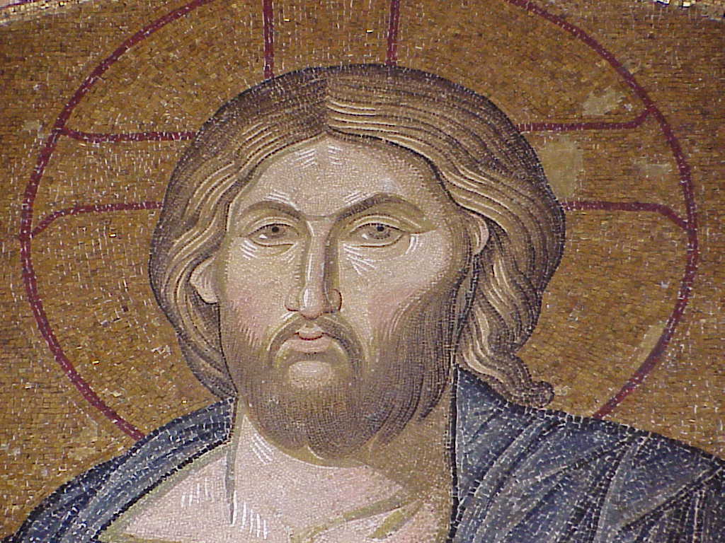 20 апреля икона. Церковь Кахрие Джами. Кахрие Джами мозаика. Иисус Христос мозаика. Спаситель в сегменте.
