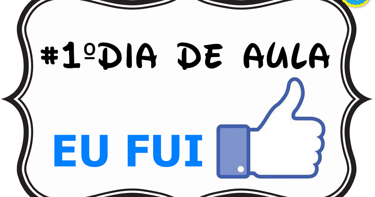 Plaquinha para 1º dia de aula imprimir GRÁTIS | Professora Tati Simões