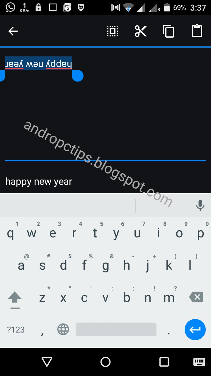 HOW TO TYPE TEXT UPSIDE DOWN ON ANDROID Android And PC Tips