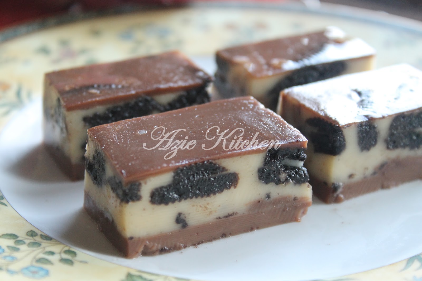 Agar Agar Milo Lapis Oreo Untuk Boy - Azie Kitchen