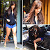 Disha Patani is Sizziling in Black Top and Blue Short