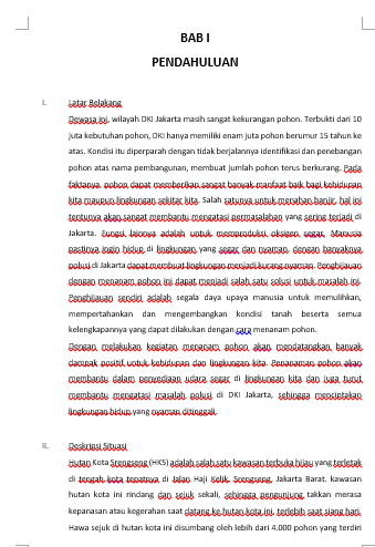 Laporan Kegiatan Penanaman Pohon