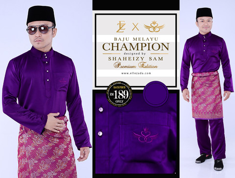  SiNar CinTaKu Pre Order Baju  Melayu  Champion Shaheizy 