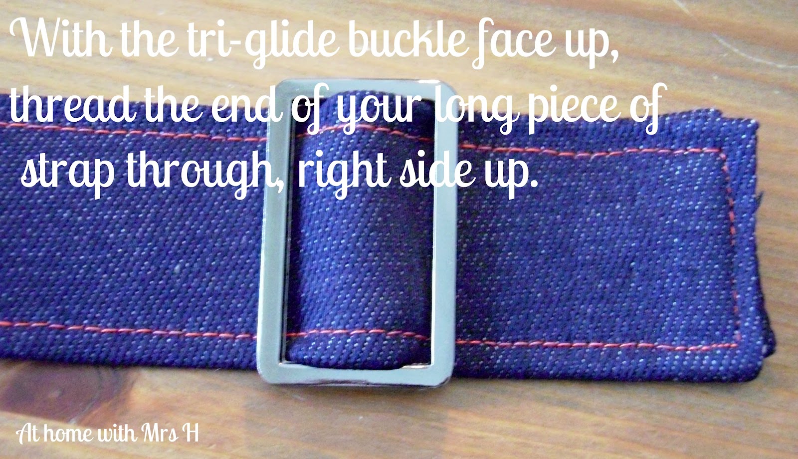 Mrs H the blog How to make an adjustable bag strap