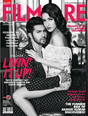 Varun Dhawan and Shraddha Kapoor Poses for  ‎Filmfare‬  Magazine‬ July 2015