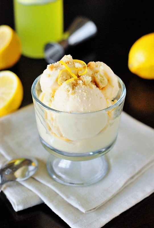 3Ingredient Limoncello Lemon Ice Cream The Kitchen is My Playground