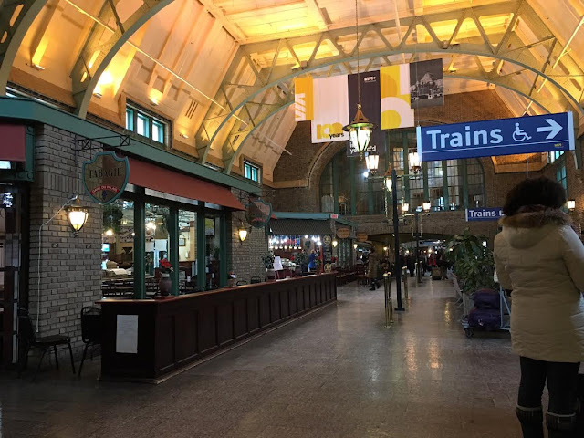 Québec City's Gare du Palais interior