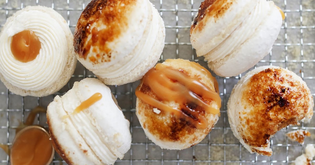 Crème Brûlée macarons recipe (Ft Kitchenaid) The Little Blog Of Vegan