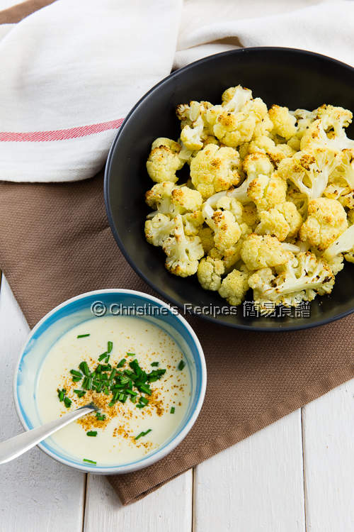 焗椰菜花乳酪芥醬汁 Roasted Cauliflower with Yoghurt Mustard Sauce01
