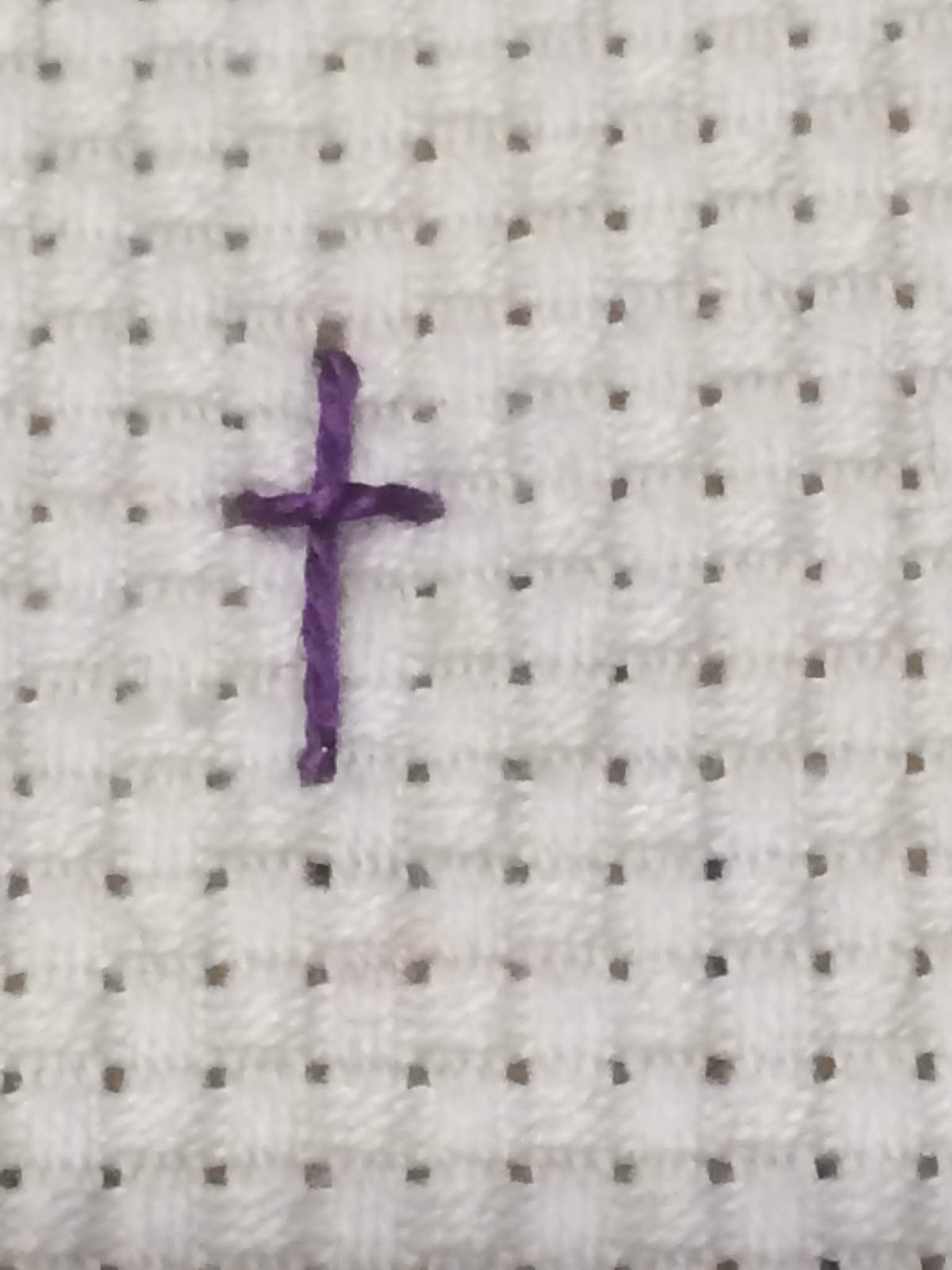 Queenie's Needlework Sunday Stitch School Lesson 83 Mennonite Tack