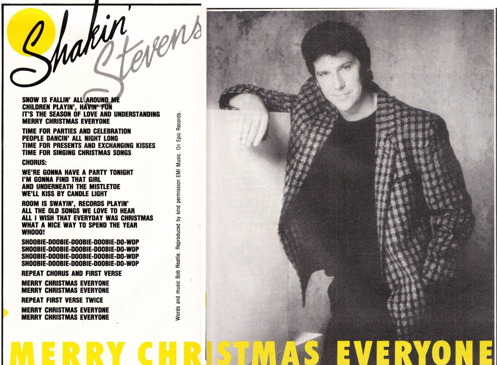 Top Of The Pops 80s Shakin Stevens Merry Christmas Everyone 1985