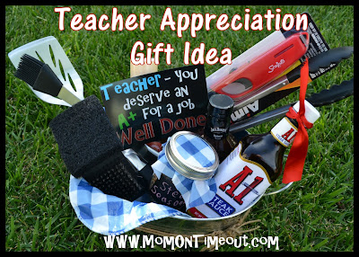 teacher appreciation gift, male teacher gift, grill themed set