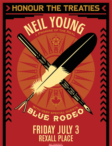 "Neil Young", "Honour The Treaties Tour 2015"