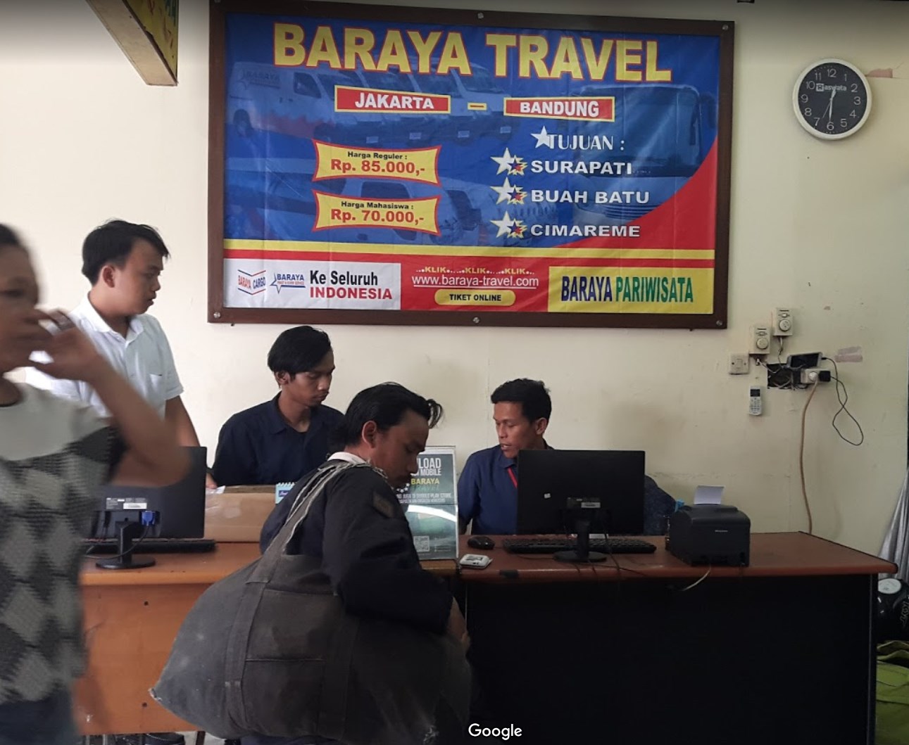 customer service baraya travel