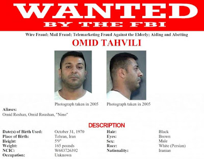 Wanted white male asian female crime fraud