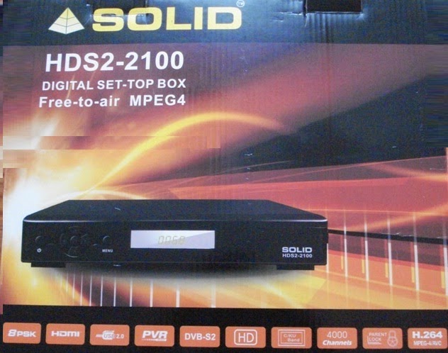 Solid HDS2-2100 DVB-S2 / MPEG-4 FTA Set-Top Box with Dolby Digital