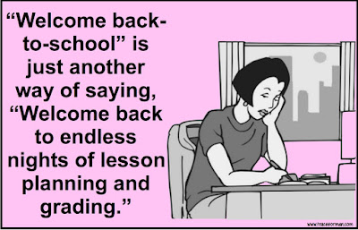 Welcome back to the overwhelming workload... (from www.traceeorman.com)