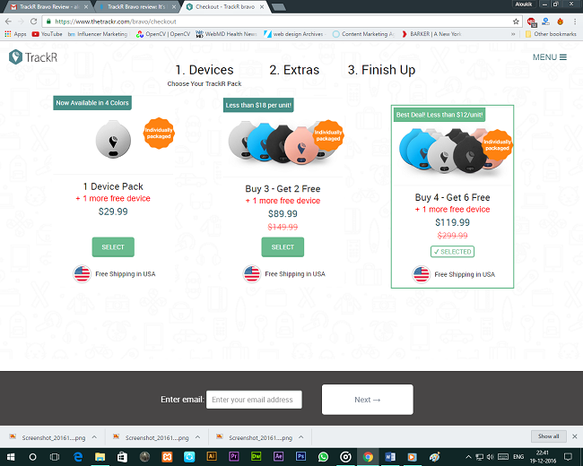 TrackR Pricing