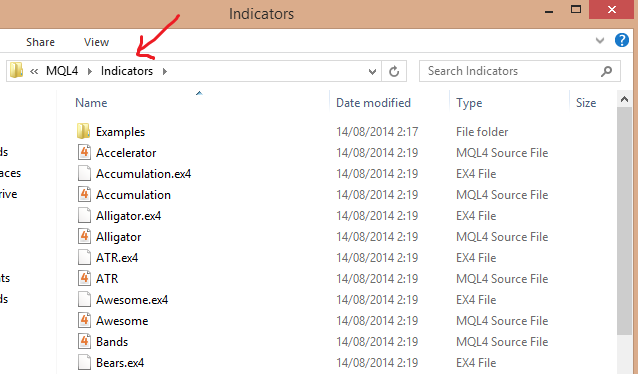 mt4 build 600 indicator folder