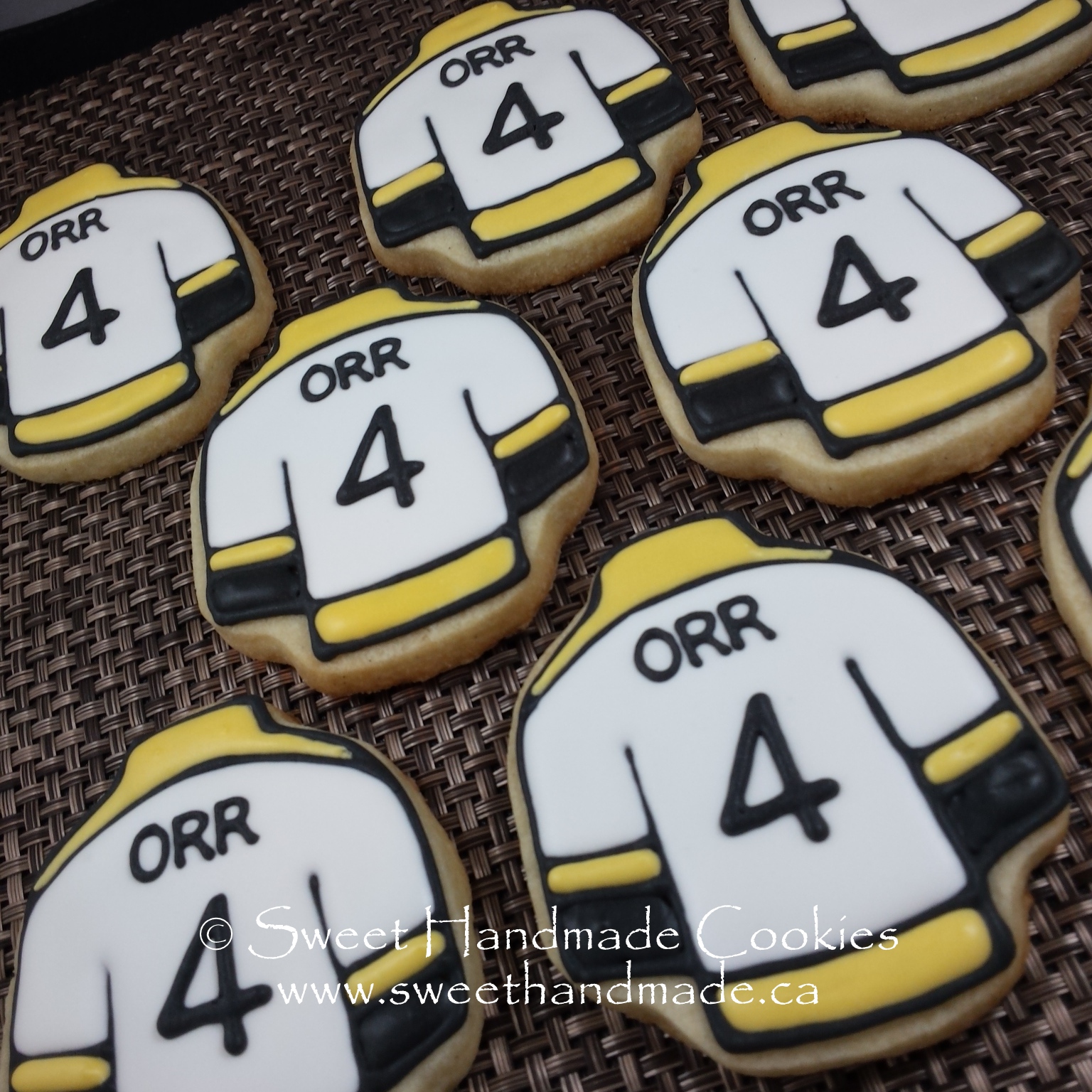 Sweet Handmade Cookies Bobby Orr Hockey Cookies