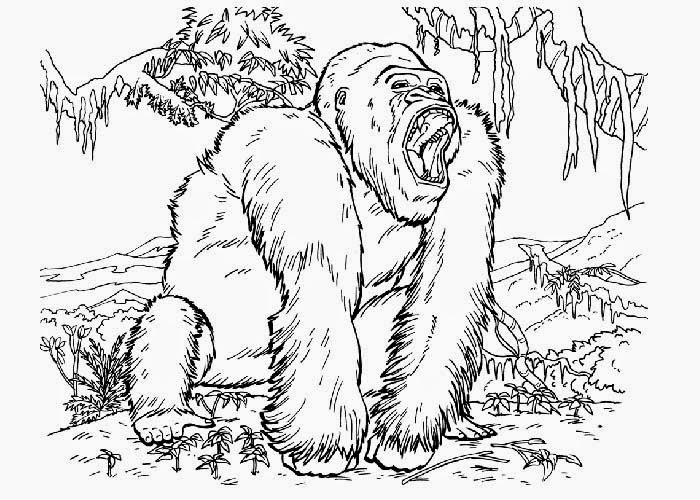 King Kong coloring pages | Free Coloring Pages and Coloring Books for Kids