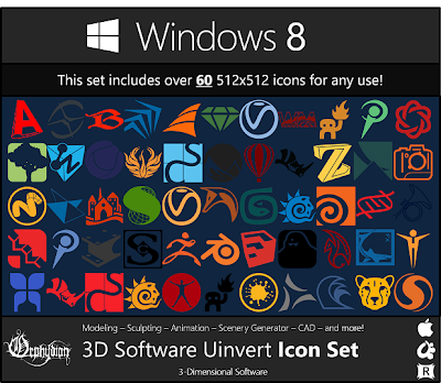 Modern Uinvert Custom Icon Set