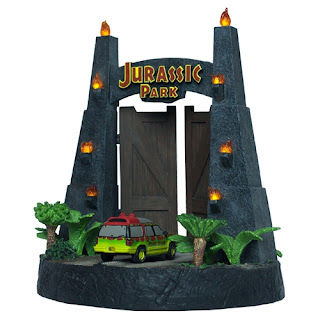 Factory Entertainment Jurassic Park Gates Environment Sculpture