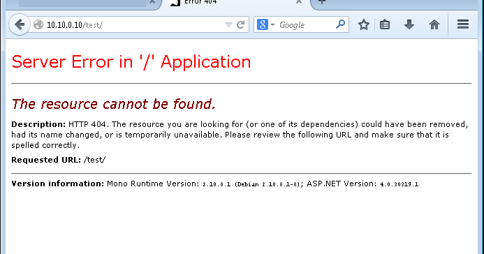 Resource cannot. Resource cannot
