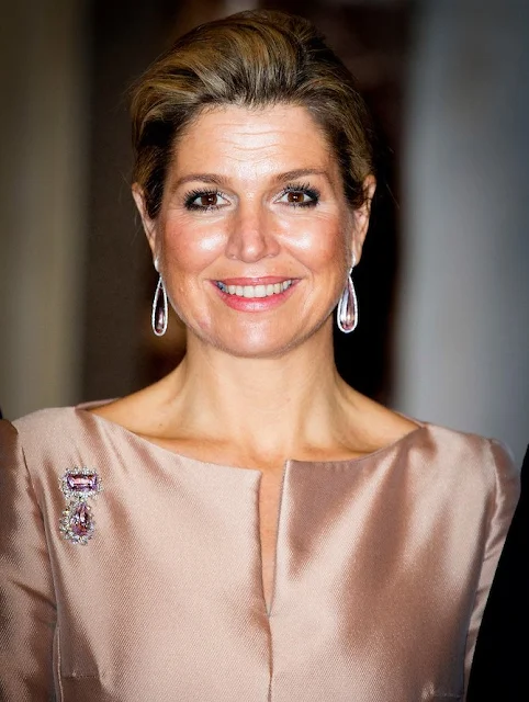 King Willem-Alexander, Queen Máxima and Princess Beatrix, Prince Constantijn of the Netherlands attended the Praemium Erasmianum Foundation Erasmus Prize 2015