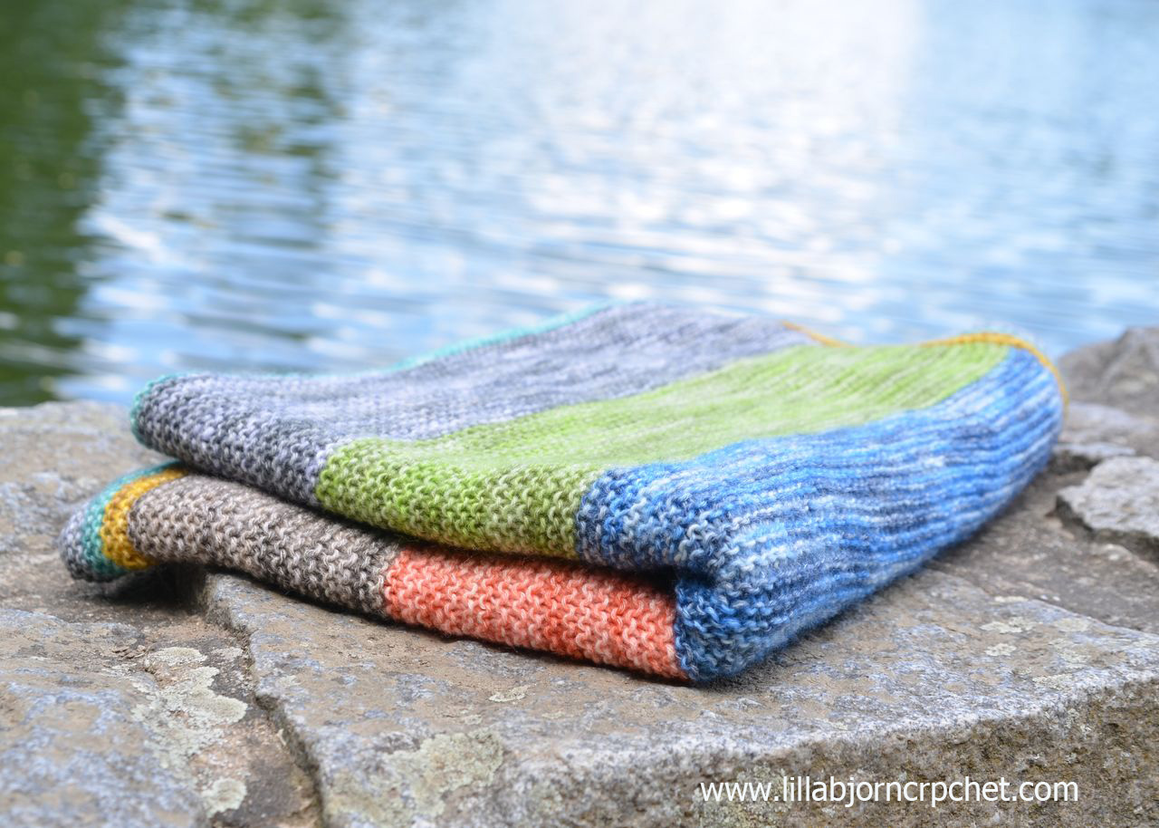 Spirit Baby Blanket - super easy and FREE  knitting pattern by Lilla Bjorn crochet