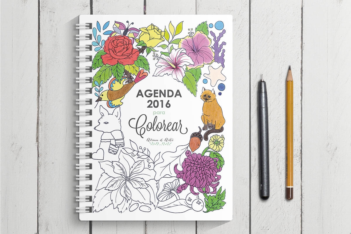 Agenda 2016 para colorear, más que una agenda - Odisea gráfica