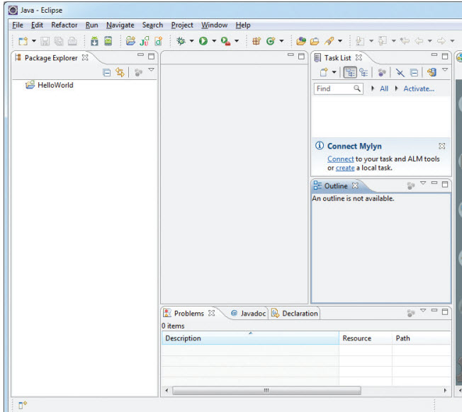 Create an Android Project & import samples with Eclipse