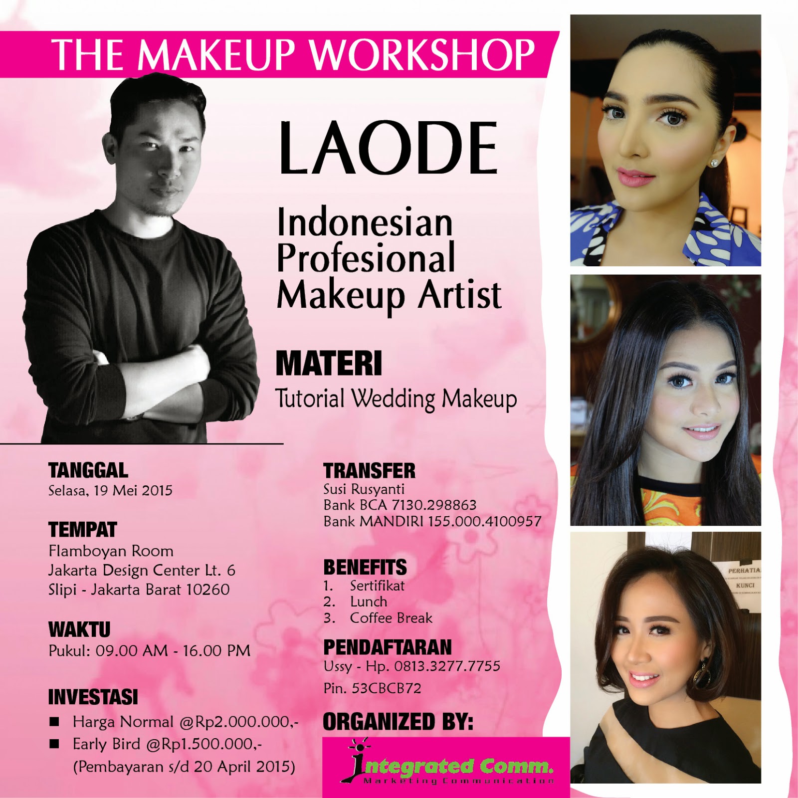 Integrated Comm THE MAKEUP WORKSHOP WITH LAODE