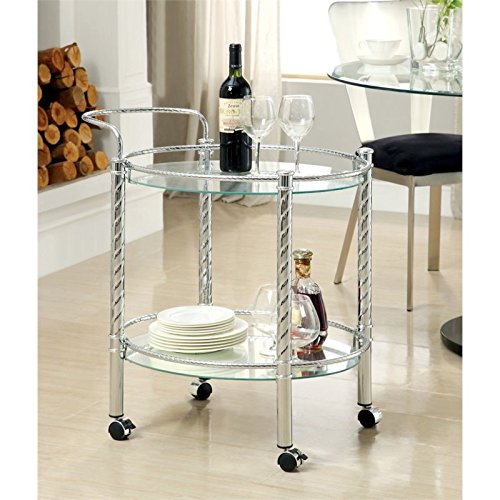 Glass & Mirrored Bar Carts